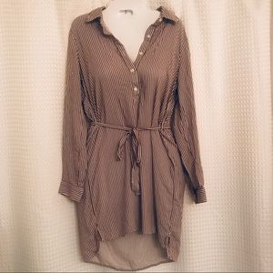 Forever 21 long sleeved striped dress